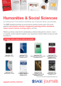 Humanities and Social Sciences Collections Flyer 2018